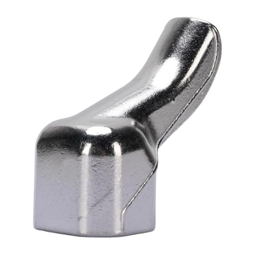 Spacnana Zink -Legierung Portafilter Spout Single Spout Ersatz für 51 Mm 53 Mm 54 Mm 58 Mm Kaffeemaschine Portafilter (1,0 mm Faden) von Spacnana