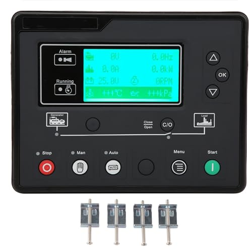 Stromaggregat-Controller HQM6110U mit Automatischer Start-Stopp-Überwachung und Alarmschutz für Kunststoffmaterial und 3-Phasen-Stromversorgung, 50-Hz-60-Hz-System von Spacnana