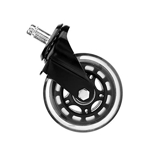 Universal Casters, 5 Stück Bürostuhl-Lenkräder, Rollerblade-Stil, Robust, Universeller Stummschaltungsrad-Ersatz für Bürostuhl, Vorbaurollen von Spacnana