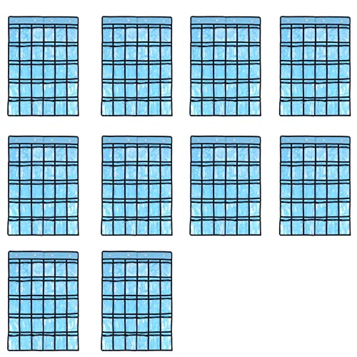 Spactz 10X Tasche Chart für Taschenrechner Halter, 30 Tasche Charts für Das Klassenzimmer, 33,5 x 24,5 von Spactz