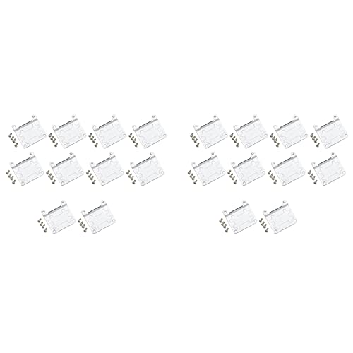 Spactz 20 x Mini-Metall-PCIE-PCI-E-Erweiterungskarte in Halber Bis Voller Größe, Drahtlose WiFi-PCI-Express-Adapterhalterung von Spactz