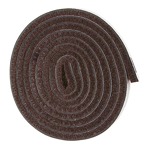 Spactz Selbstklebende strapazierfähige Filzstreifen-Rolle für harte Oberflächen (1,27 cm x 152,4 cm), von Spactz