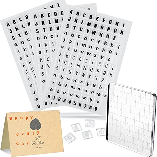 4-teiliges Haftstempel-Set zum Selbermachen, 1–10 Gummistempel, transparent, A- bis Z-Buchstabenstempel, Basteln, Alphabet-Stempel, Fotoalbum, Karte 4-teiliges Haftstempel-Set zum Selbermachen, 1–10 Gummistempel, transparent, A- bis Z-Buchstabenstempel, Basteln, Alphabet-Stempel, Fotoalbum, Karte von Spakon