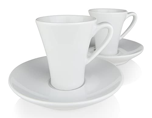 SPAL Espressotassen Set Loop -2er Set - 70 ml – feinstes Porzellan aus Manufaktur- Mokkatassen (2) von Spal