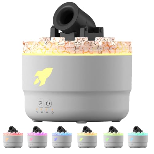 Spalivivre Cannon Blast Aroma Humidifier, Aromatherapie-Luftbefeuchter mit 2 Nebel-Modi, mit Timer für Zuhause und Büro (weiß) von Spalivivre