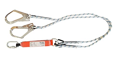 Schnur 2 m mit Energieabsorber und zwei Gerüsthaken, Gerüst Zubehör. Entspricht EN355. Schnur 2 m mit Energieabsorber und zwei Gerüsthaken, Gerüst Zubehör. Entspricht EN355. von SpanSet