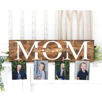 Personalisierter Fotohalter | Familienschild Geschenk Für Mama Mimi Nana Geburtstagsgeschenk Großelterntag von SpangGangDesigns