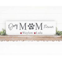 Hunde Mama Geschenk | Benutzerdefinierte Katzen Adoption Zeichen Neues Haustier-Rettungs-Geschenk Personalisieren Sie Mit Den Namen Ihres Haustiers von SpangGangDesigns