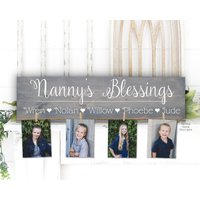 Segen Zeichen | Familienschild Weihnachtsgeschenk Für Mama Geschenk Mimi Nana Personalisiertes Geburtstagsgeschenk von SpangGangDesigns