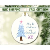 Großeltern Ornament | Verzierung Für Personalisierte Weihnachtsverzierung Baby-Dusche-Geschenk Oma Opa Neue von SpangGangKeepsakes
