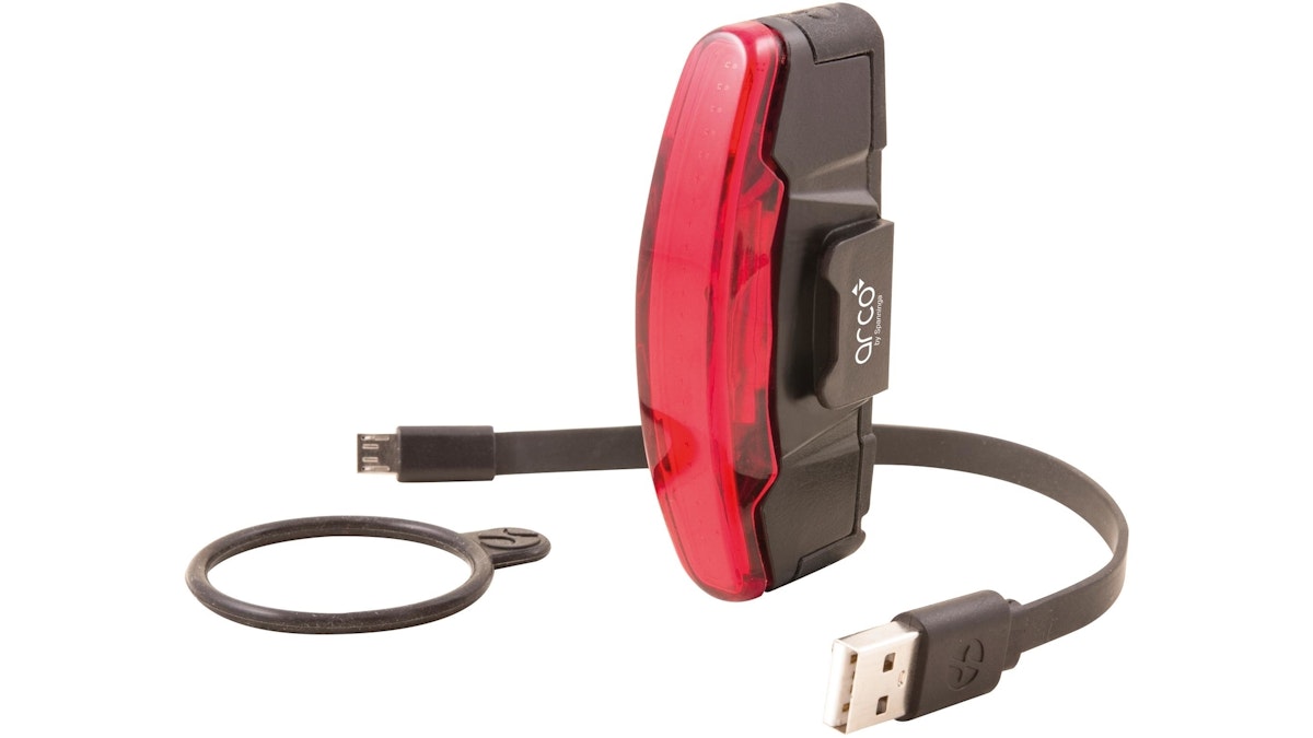 Spanninga Akku-LED-Rücklicht Arco Rear von Spanninga