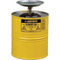 Justrite® Sparanfeuchter aus Stahlblech, gelb, 4 Liter von Justrite®