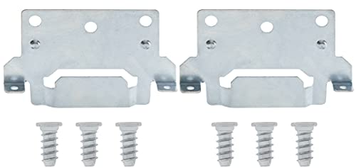 Spare Hardware Parts für IKEA Teil 116791 und 139301 mit Schrauben, Bettrahmen-Montageplatte (116791+105307) von Spare Hardware Parts