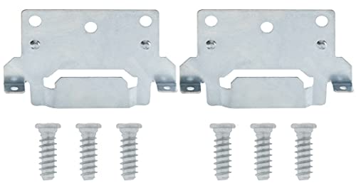 Spare Hardware Parts für IKEA Teil 116791 und 139301 mit Schrauben, Bettrahmen-Montageplatte (116791+110789) von Spare Hardware Parts