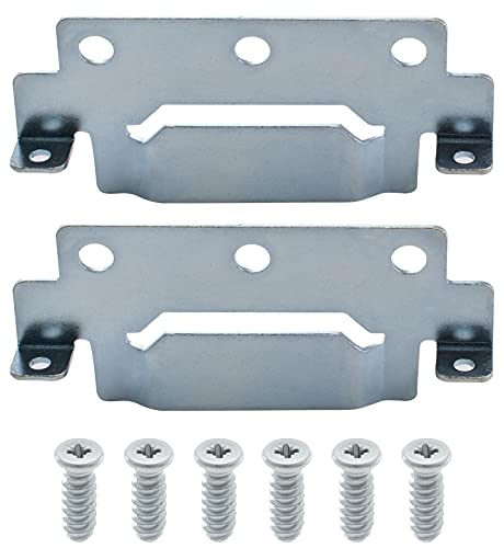 Spare Hardware Parts für IKEA Teil 116791 und 139301 mit Schrauben, Bettrahmen-Montageplatte (139301+110789) von Spare Hardware Parts