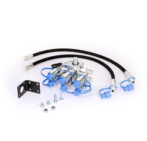 Manuelles hydraulisches Umschaltventil – 8-Wege-Fernbedienungsventil für Traktoren – 2 Eingänge zu 6 Ausgängen, Hydraulik-Multiplikator Manuelles hydraulisches Umschaltventil – 8-Wege-Fernbedienungsventil für Traktoren – 2 Eingänge zu 6 Ausgängen, Hydraulik-Multiplikator von Spare Parts Holland