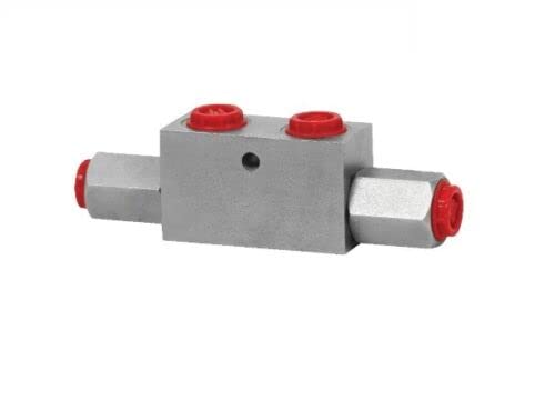 Rückschlagventil - Sperrblock 3/8" doppeltwirkend - für Hydr. Oberlenker , Zylinder (1/2 " BSP) von Spare Parts Holland