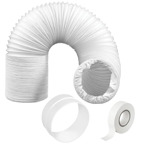 SPARES2GO 10 m Entlüftungsschlauch, 12,7 cm Verlängerung, PVC-Rohr, Rohr-Set, kompatibel mit Delonghi-Klimaanlage von Spares2go