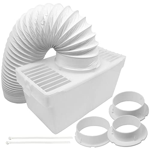SPARES2GO Entlüftungsschlauch-Kondensator-Kit mit 3 x Adaptern kompatibel mit Montpellier Wäschetrockner (1,2 m) von Spares2go