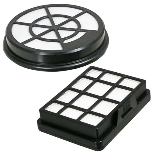 SPARES2GO HEPA-Filter-Set aus Schaumstoff für AmazonBasics VCS35B15KC-70EUK ‎15KC-71EU4 beutelloser Zylinder, 1,5 l, 700 W Staubsauger von Spares2go