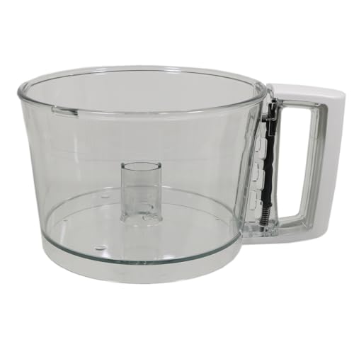 SPARES2GO Hauptrührschüssel für Magimix Compact 3200 3200XL 3150 Küchenmaschine (weißer Griff), 04-SGY-1037 von Spares2go