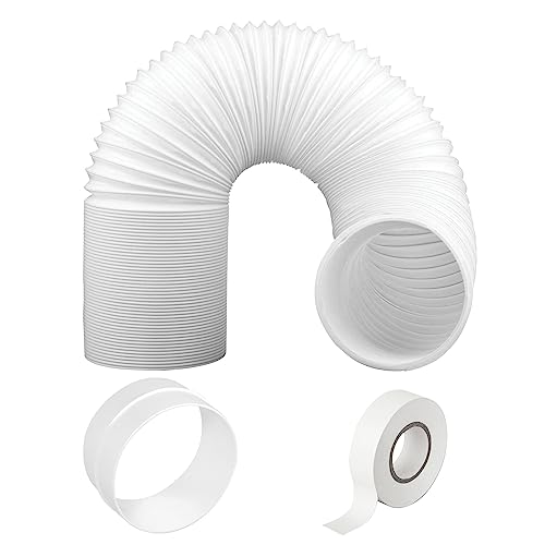 SPARES2GO PVC Erweiterungssatz Rohr für flexiblen Schlauch für Delonghi Klimaanlage (6m, 5 Zoll) von Spares2go