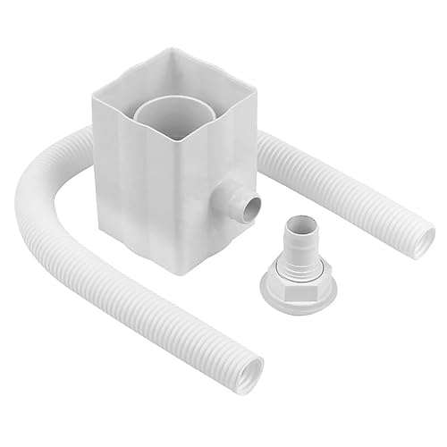 SPARES2GO Regenwasser-Umlenker, 65 mm, quadratisch, 68 mm, rund, Fallrohr-Set, Weiß SPARES2GO Regenwasser-Umlenker, 65 mm, quadratisch, 68 mm, rund, Fallrohr-Set, Weiß von Spares2go