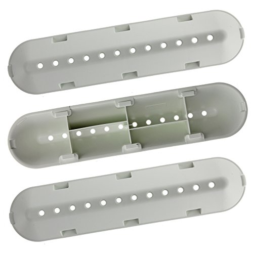 SPARES2GO Trommelrippe für Indesit Waschmaschinen, 12 Löcher, 227 x 53 x 38 mm, 3 Stück von Spares2go