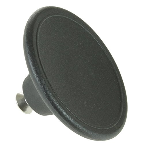 SPARES2GO Universeller Deckelknopf mit großem Griff, 5,5 cm, Schwarz von Spares2go