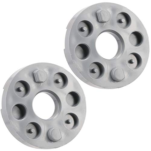 SPARES2GO Abstandshalter mit zwei Heringen, kompatibel mit Flymo Turbolite Vision Compact 330 350 380 400 Rasenmäher (2 Stück) von Spares2go