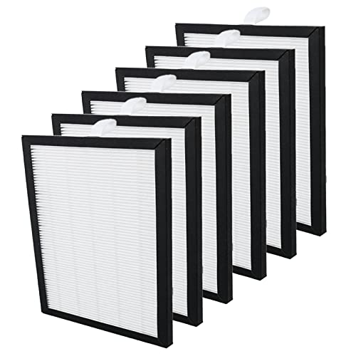 Spares2go HEPA-Filter kompatibel mit Meaco 12L 12LE Niedriger Energieverbrauch Platinum Luftentfeuchter und Luftreiniger (Packung mit 6 Filtern) von Spares2go