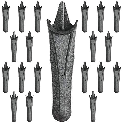 Spares2go Kunststoffmesser für Rasenmäher Flymo Micro Compact 30 MC30 (20 Stück, schwarz) von Spares2go