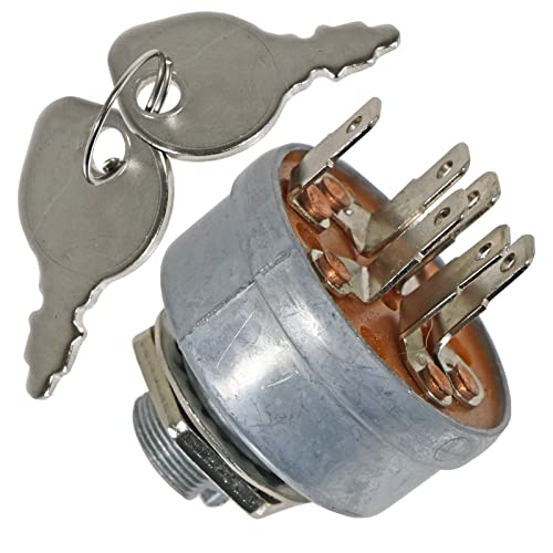 SPARES2GO Zündschalter und Schlüssel kompatibel mit Briggs & Stratton Rasenmäher Traktor von Spares2go