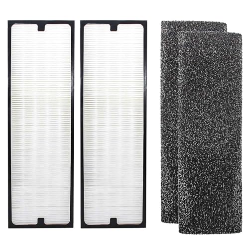 Sparesbarn 2 Stück Partikelfilter Ersatz für Blueair Sense Sense+ Luftreiniger, Partikel und Kohlefilter-Kit reinigen die Luft von Sparesbarn