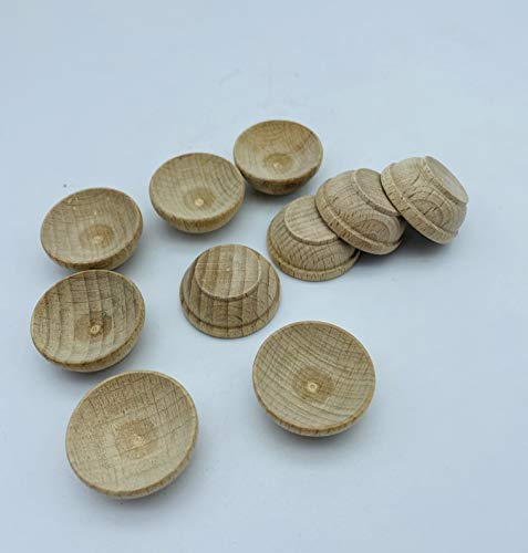 Bastelbedarf HOLZTELLER - Tellerchen - 10er Set - Miniaturen von Sparfroh
