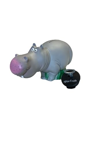 NILPFERD Spardose NEU - Happy Hippo - Sparen von Sparfroh