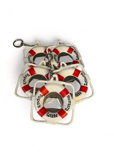 Sparfroh Flaschenöffner Rettungsring Papas letzte Rettung 5er Set von Sparfroh