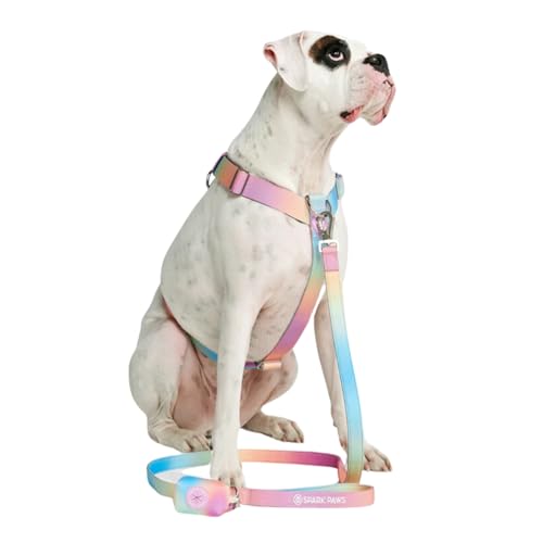 Spark Paws No Pull Hundegeschirr Grosse Hunde, Halterdesign mit Frontclip, Y Geschirr Hund, Robust und Strapazierfähig Harness für Große und Starke Rassen - Pastel Icing, M Spark Paws No Pull Hundegeschirr Grosse Hunde, Halterdesign mit Frontclip, Y Geschirr Hund, Robust und Strapazierfähig Harness für Große und Starke Rassen - Pastel Icing, M von Spark Paws