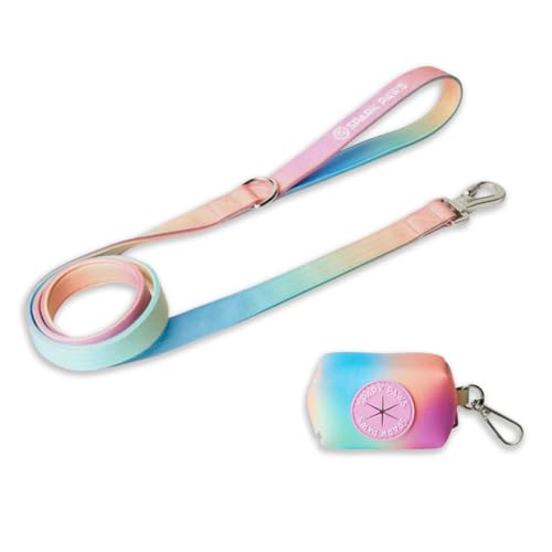 Spark Paws Premium Hundeleine & Kotbeutel Set – robuster Haken aus Legierung für stark ziehende Rassen – laufleine für Hunde, bequem, langlebig und sicher - Pastel Icing Spark Paws Premium Hundeleine & Kotbeutel Set – robuster Haken aus Legierung für stark ziehende Rassen – laufleine für Hunde, bequem, langlebig und sicher - Pastel Icing von Spark Paws
