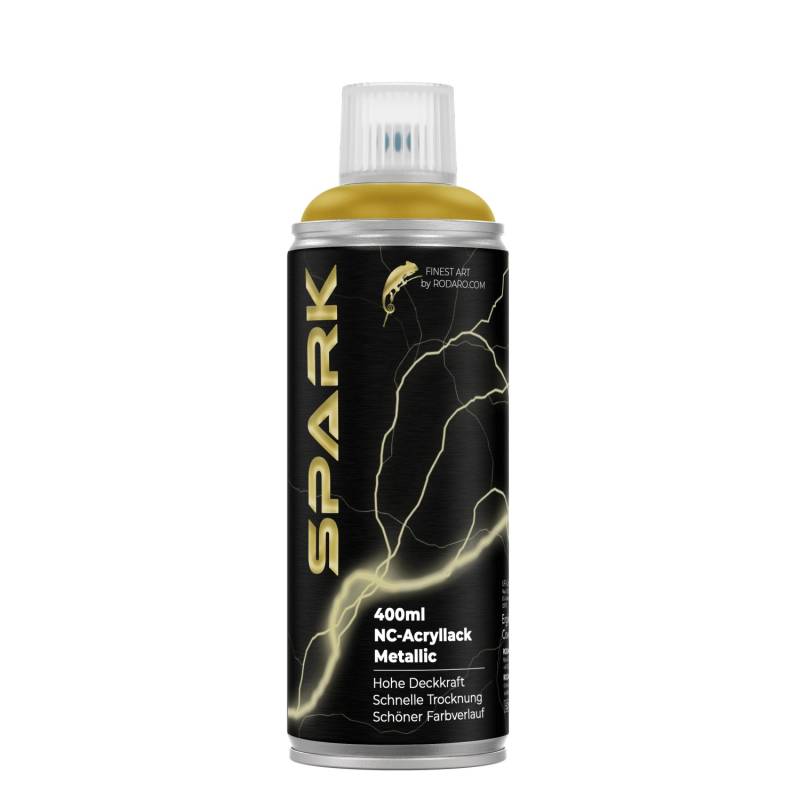 SPARK Spraydose 400ml Matte Farbe Bronze Gold von Spark