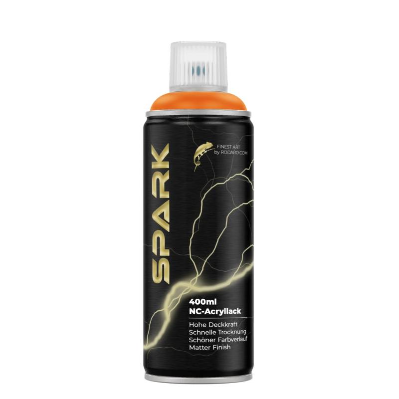 SPARK Spraydose 400ml Matte Farbe Leuchtorange von Spark