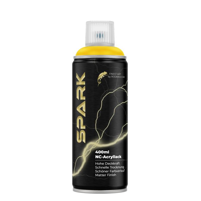 SPARK Spraydose 400ml Matte Farbe Verkehrsgelb von Spark