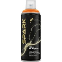 Sprühdose 400ml – Matte Sprühfarbe - Leuchtorange - Spark von Spark