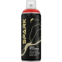 Sprühdose 400ml – Matte Sprühfarbe - Signalrot - Spark von Spark