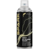 Sprühdose 400ml – Matte Sprühfarbe - Silber - Spark von Spark