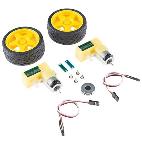 SparkFun Hobby Motor Encoder Kit, 3-6V, 200mA / 3A Stallstrom, 48:1 Getriebe, 65rpm, 8-Pol Encoder SparkFun Hobby Motor Encoder Kit, 3-6V, 200mA / 3A Stallstrom, 48:1 Getriebe, 65rpm, 8-Pol Encoder von SparkFun