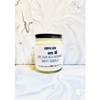 Happy New Home Candle Geschenk, Lustige Kerze, 9Oz Sojamischung Kerzengeschenke, Einweihungsgeschenk Geschenkidee Kerzen, Kongrats Für Neues Zuhause Happy New Home Candle Geschenk, Lustige Kerze, 9Oz Sojamischung Kerzengeschenke, Einweihungsgeschenk Geschenkidee Kerzen, Kongrats Für Neues Zuhause von SparkMyCandle