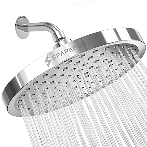 SparkPod Duschkopf - Hochdruckregen – Regenduschkopf - Moderner, Luxuriöser Look - Verstellbar & Werkzeuglose Installation in 1 Minute – Ersatz für Badezimmer Duschköpfe - Kopfbrause -Regendusche SparkPod Duschkopf - Hochdruckregen – Regenduschkopf - Moderner, Luxuriöser Look - Verstellbar & Werkzeuglose Installation in 1 Minute – Ersatz für Badezimmer Duschköpfe - Kopfbrause -Regendusche von SparkPod