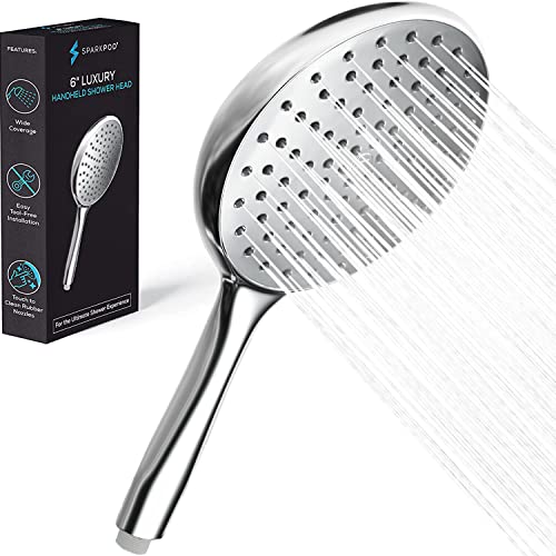 Handbrause mit Schlauch (One Function Shower Head, Chrome) von SparkPod