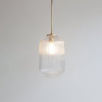 Lange Reeded Stem Pendelleuchte Lange Reeded Stem Pendelleuchte von SparkandBell